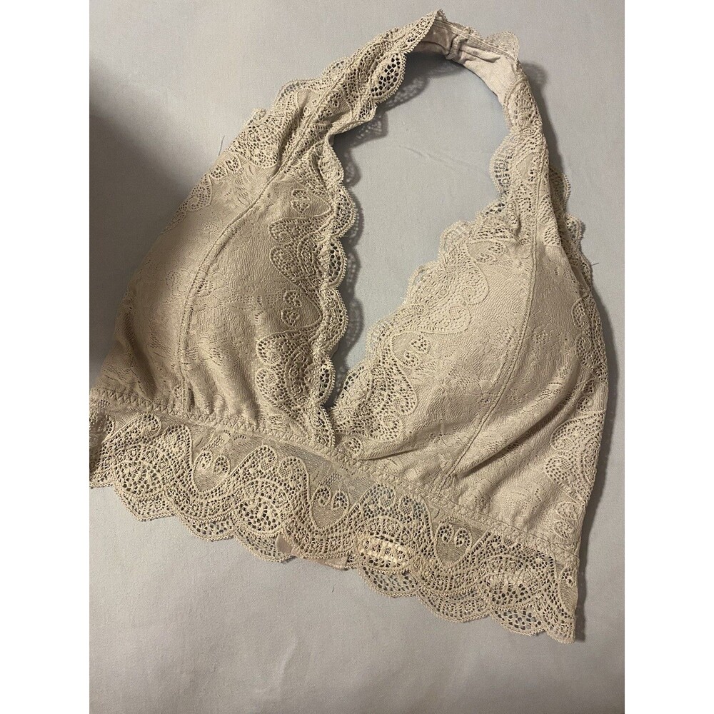 Zenana SCALLOPED LACE HALTER